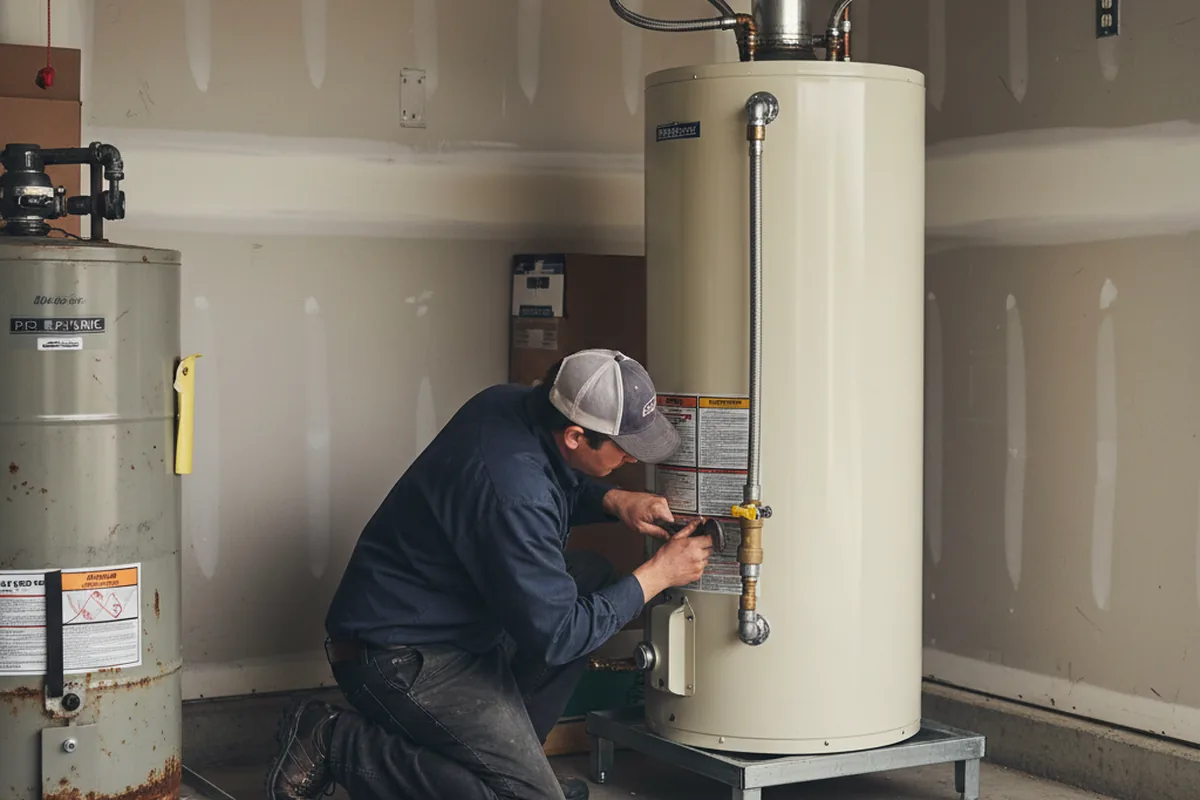 Water heater and shutoff valve replacement in Howard Beach